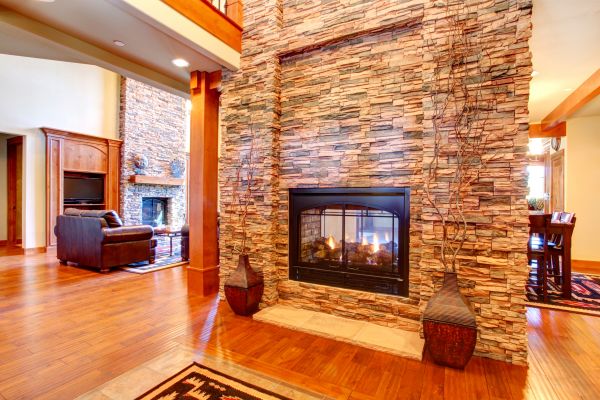 Stone Hearth Installation in Elyria
